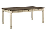 Bolanburg Twotone Rectangular Dining Table - Ornate Home