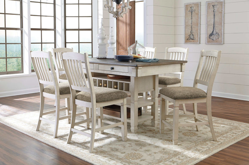 Bolanburg Two-Tone Counter Height Dining Room Set / 7pc