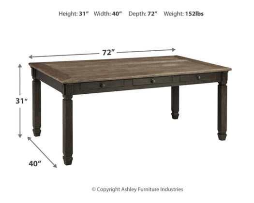 Tyler Creek Black/Gray Dining Table - Ornate Home