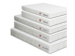 Daisy White 6" Bunkie Board Combo Full Mattress - Ornate Home