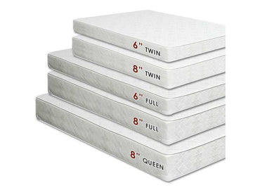 Daisy White 8" Bunkie Board Combo Twin Mattress - Ornate Home
