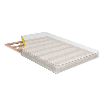 Daisy White 8" Bunkie Board Combo Twin Mattress - Ornate Home