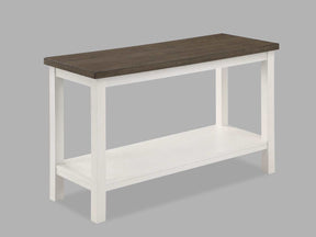 Dakota Chalk White Sofa Table - Ornate Home