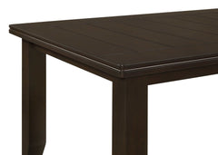 Dalila Cappuccino / Black 6 Pc Dining Set - Ornate Home