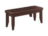 Dalila Cappuccino Dining Bench - Ornate Home