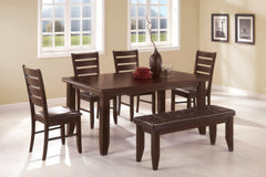 Dalila Cappuccino Dining Bench - Ornate Home
