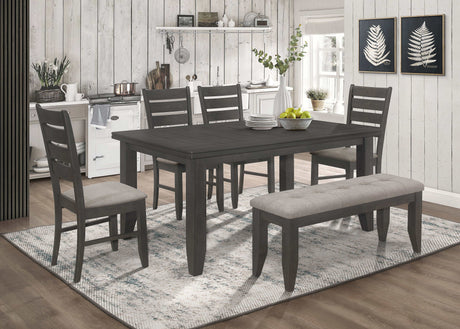 Dalila Dark Grey Dining Table - Ornate Home
