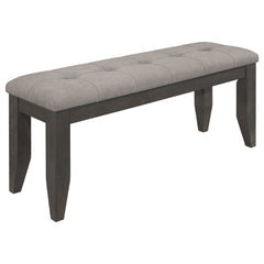 Dalila Dark Grey / Grey 6 Pc Dining Set - Ornate Home