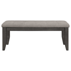 Dalila Dark Grey / Grey 6 Pc Dining Set - Ornate Home