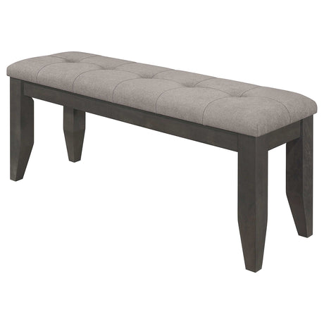 Dalila Dark Grey / Grey Bench - Ornate Home