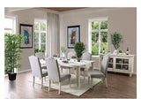 Daniella Antique White/Gray Dining Table - Ornate Home