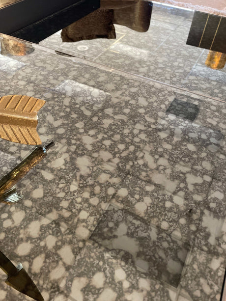 Danny Dark Gray Square Coffee Table - Ornate Home