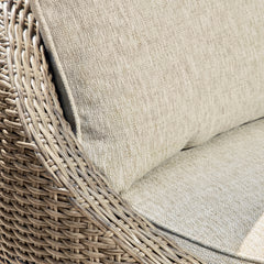 Danson Beige Outdoor Swivel Lounge Chair w/ Cushion (Set of 2) - Ornate Home