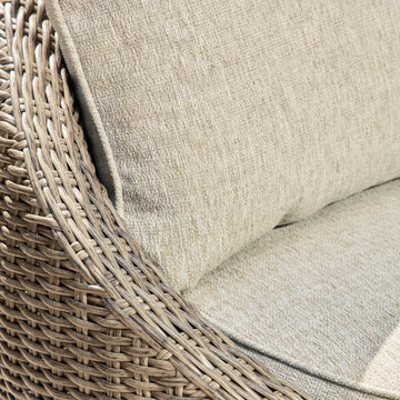 Danson Beige Outdoor Swivel Lounge Chair w/ Cushion (Set of 2) - Ornate Home