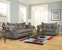 Darcy Stationary Sofa & Loveseat 2pc Living Room Set - Ornate Home