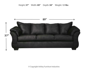 Darcy Stationary Sofa - Ornate Home