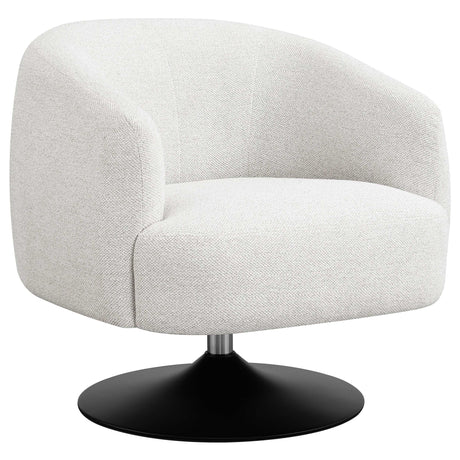 Dave Beige Swivel Chair - Ornate Home