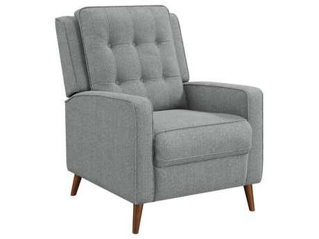 Davidson Grey Push Back Recliner - Ornate Home