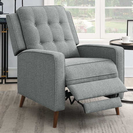 Davidson Grey Push Back Recliner - Ornate Home