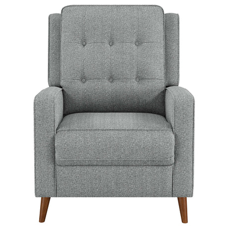 Davidson Grey Push Back Recliner - Ornate Home