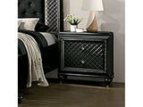 Demetria Metallic Gray Nightstand - Ornate Home