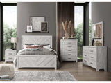 Denver Gray Full Storage Bedroom Set / 5pc - Ornate Home