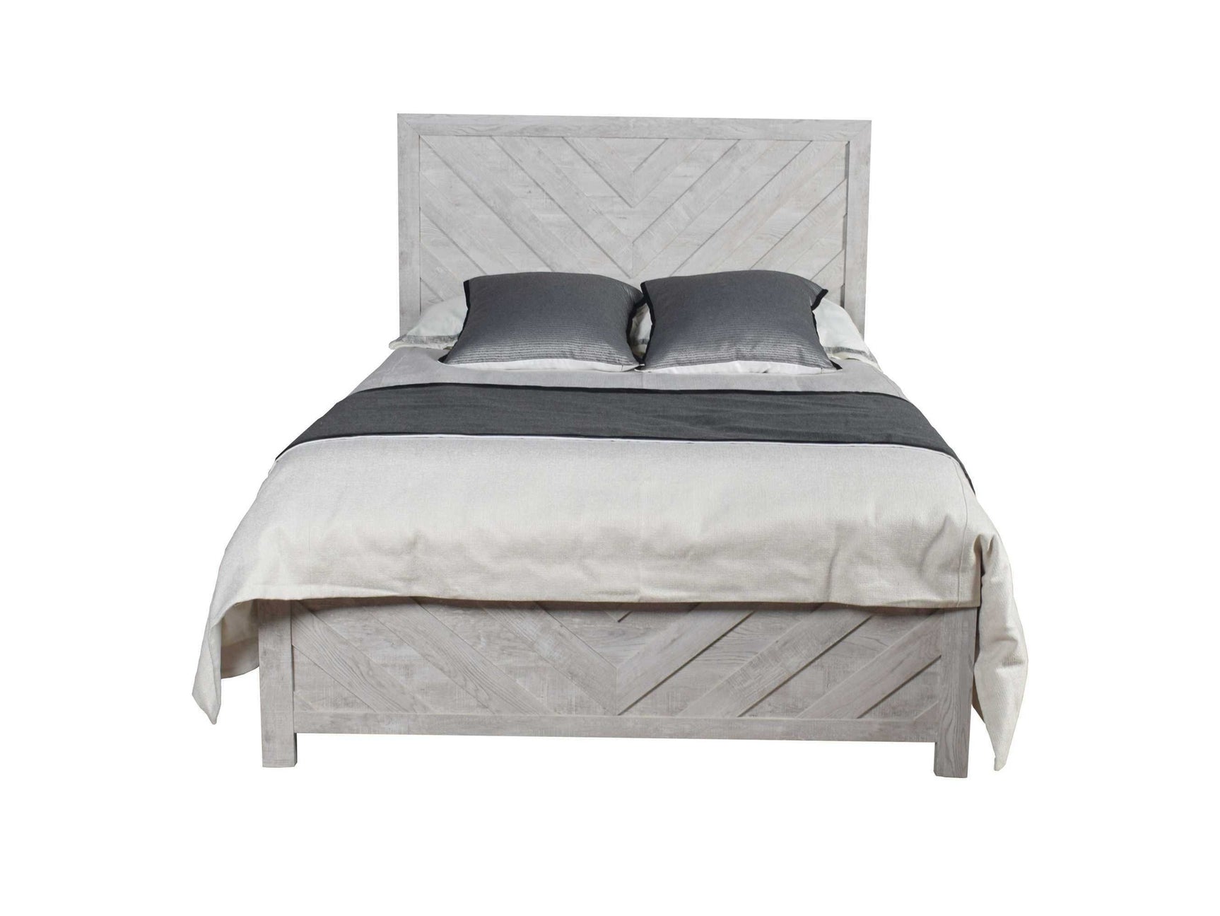Denver Gray Queen Bed - Ornate Home
