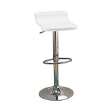 Denzel Chrome Adjustable Bar Stool (Set Of 2) - Ornate Home