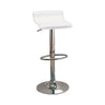 Denzel Chrome Adjustable Bar Stool (Set Of 2) - Ornate Home