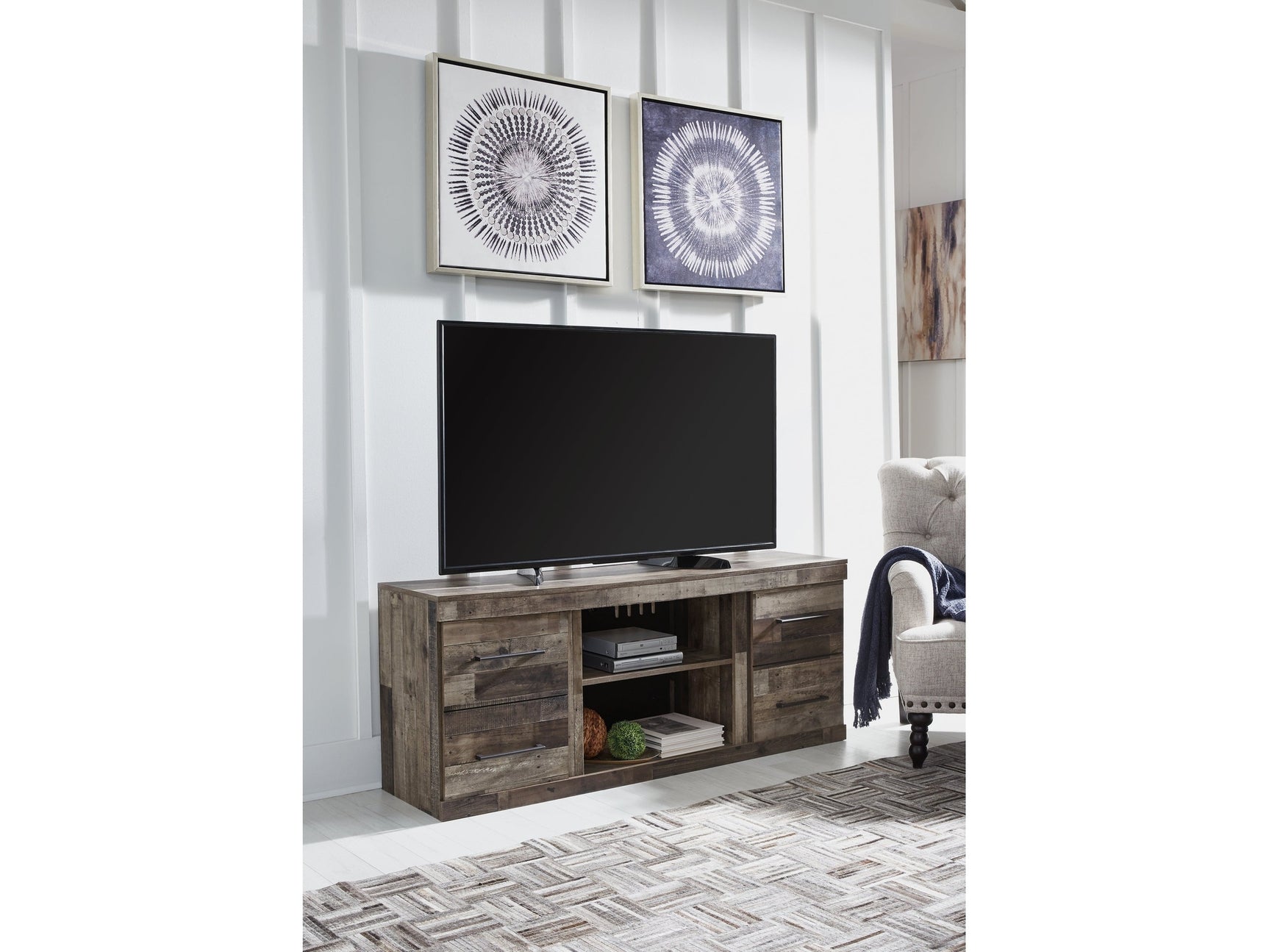 Derekson 60" TV Stand - Ornate Home