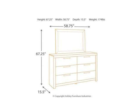 Derekson Multi Gray Dresser & Mirror - Ornate Home