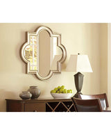 Desma Champagne Frame Accent Mirror - Ornate Home