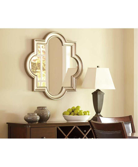 Desma Champagne Frame Accent Mirror - Ornate Home