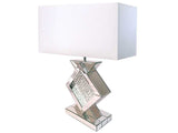 Desma Champagne/White Table Lamp - Ornate Home