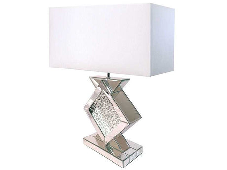 Desma Champagne/White Table Lamp - Ornate Home