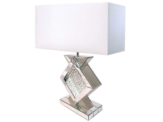 Desma Champagne/White Table Lamp - Ornate Home