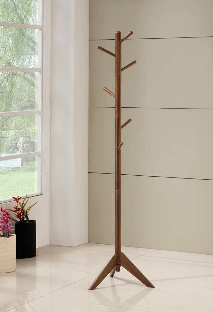 Devlin Walnut Coat Rack - Ornate Home