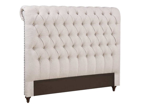 Devon Beige Eastern King Headboard - Ornate Home
