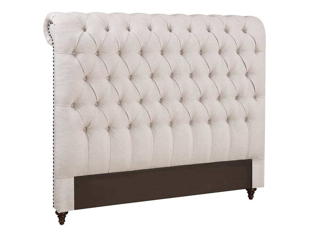 Devon Beige Queen Headboard - Ornate Home