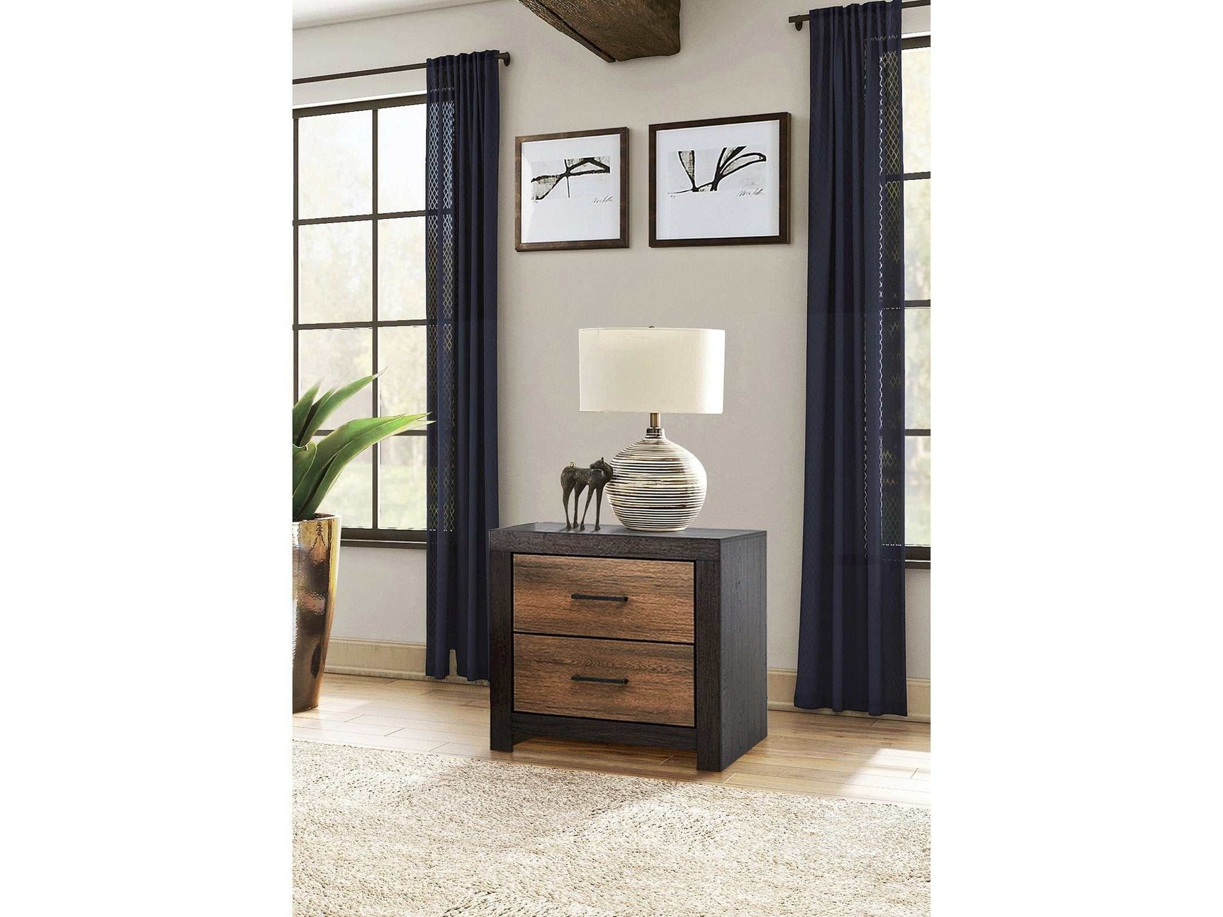 Dewcrest Caramel & Licorice Nightstand - Ornate Home