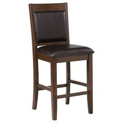Dewey Walnut / Brown Counter Stool (Set of 2) - Ornate Home