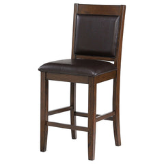 Dewey Walnut / Brown Counter Stool (Set of 2) - Ornate Home