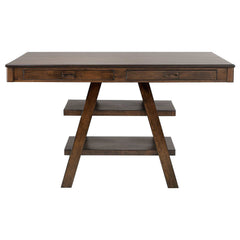 Dewey Walnut Counter Height Dining Table - Ornate Home