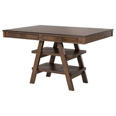 Dewey Walnut Counter Height Dining Table - Ornate Home
