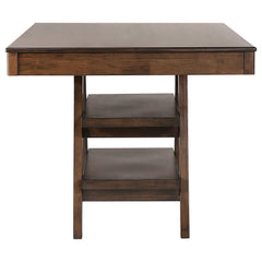 Dewey Walnut Counter Height Dining Table - Ornate Home