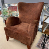 Diamond Brown Velvet Accent Chair - Ornate Home