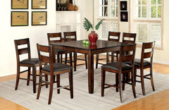 Dickinson II Dark Cherry Counter Height Dining Table w/ 18" Leaf - Ornate Home