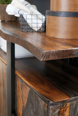 Ditman Grey Sheesham & Black Server - Ornate Home