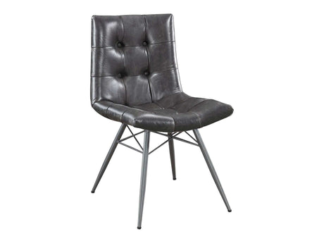 Dittnar Charcoal Dining Chairs (Set Of 4) - Ornate Home