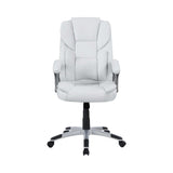 Domas White And Silver Office Chair - Ornate Home